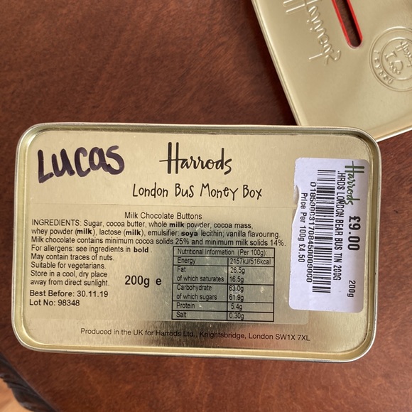 Harrods London Bus Money Box - Picture 6 of 6